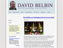 Tablet Screenshot of davidbelbin.com